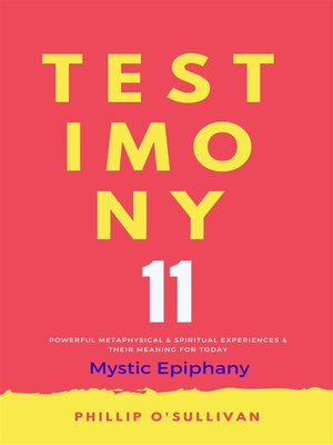 cover image of Testimony--11